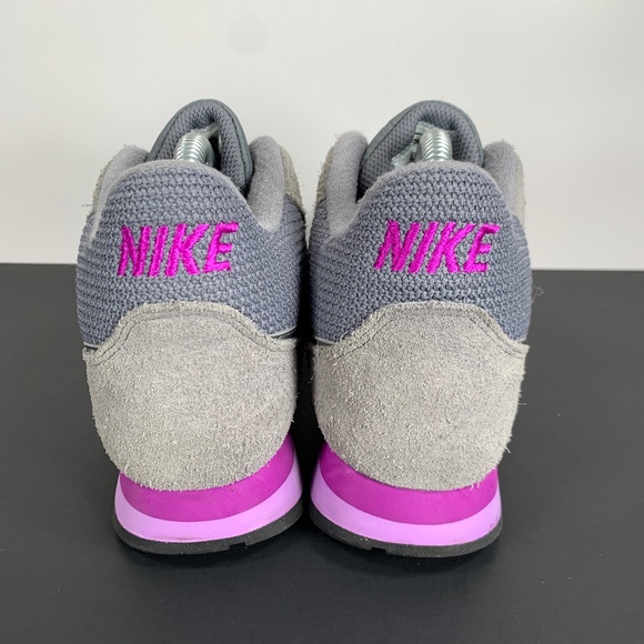 Nike MD Runner 2 Mid Athletic Running Sneakers Gray Purple Womens 8 - Picture 5 of 10